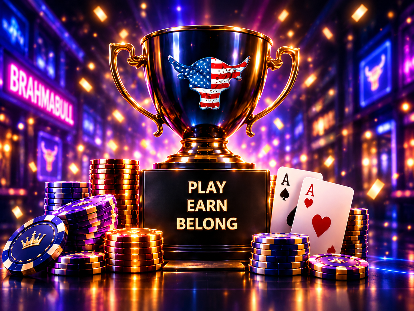 BrahmaBull Gaming Club trophy